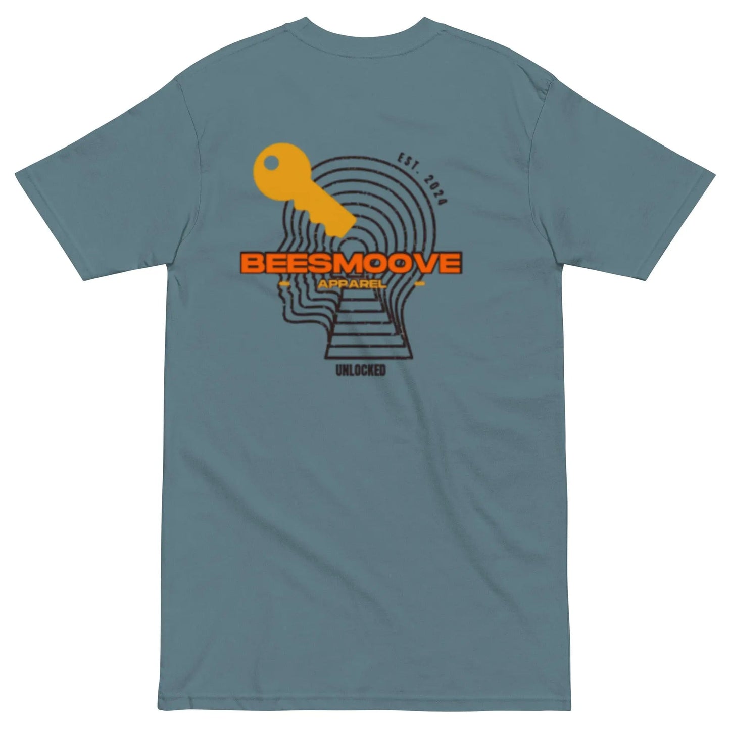 Beesmoove unlocked Men’s premium heavyweight tee - Beesmoove