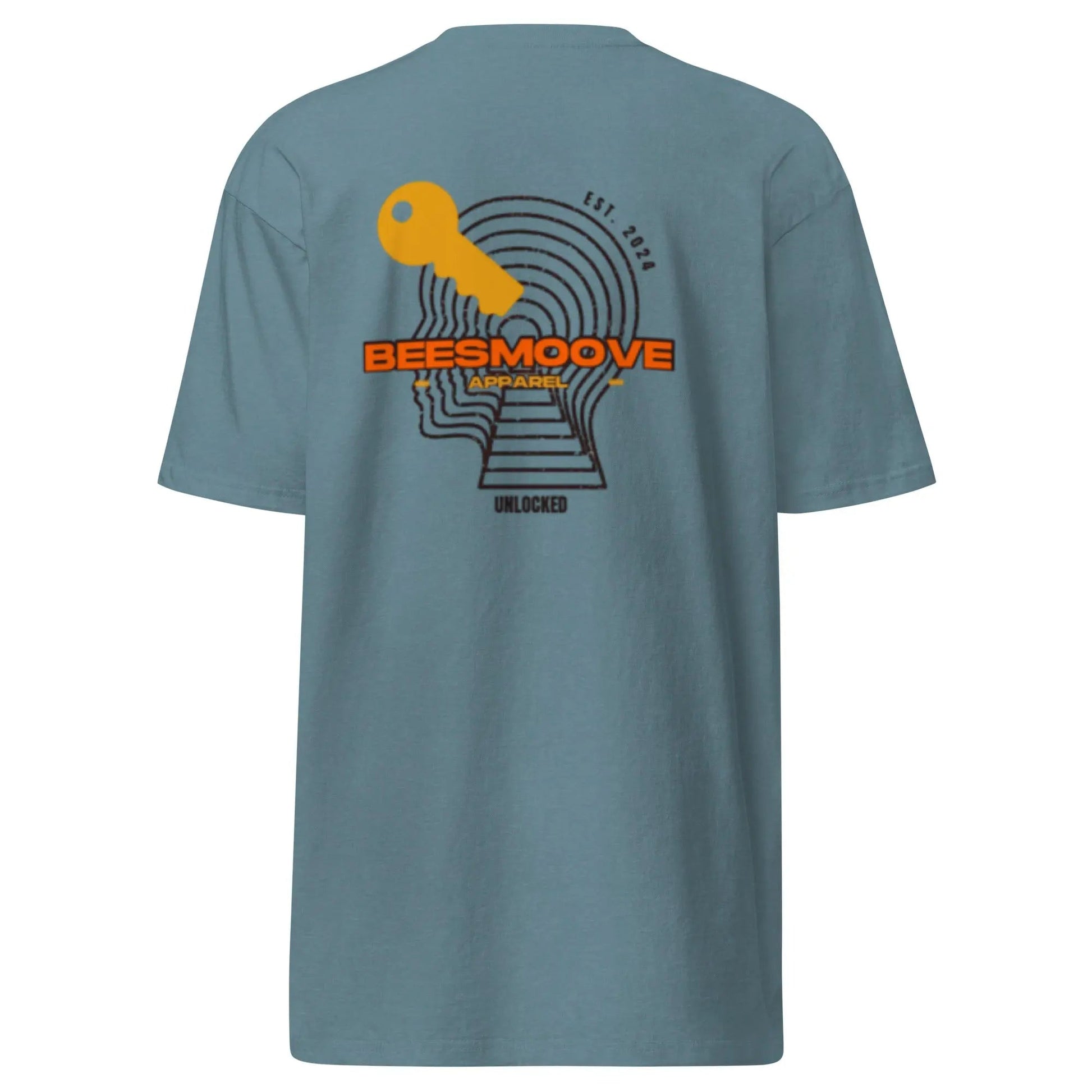 Beesmoove unlocked Men’s premium heavyweight tee - Beesmoove