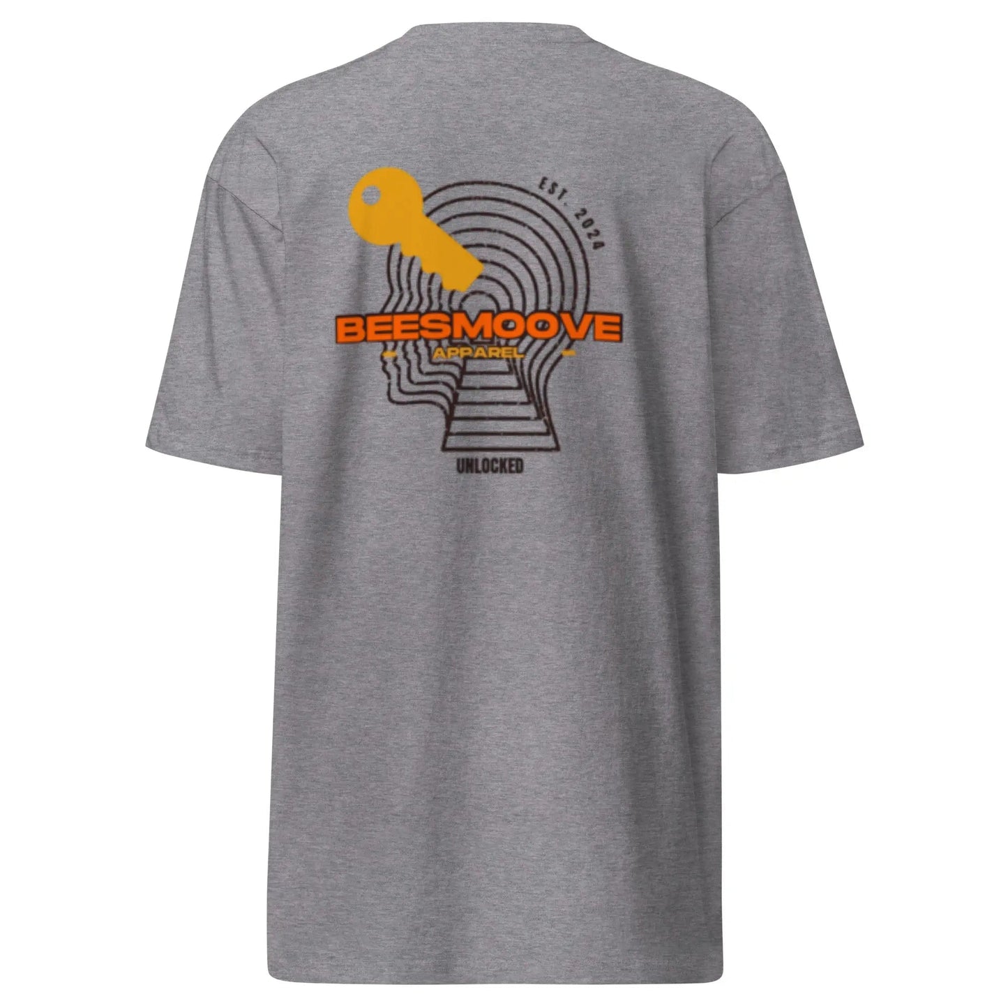 Beesmoove unlocked Men’s premium heavyweight tee - Beesmoove