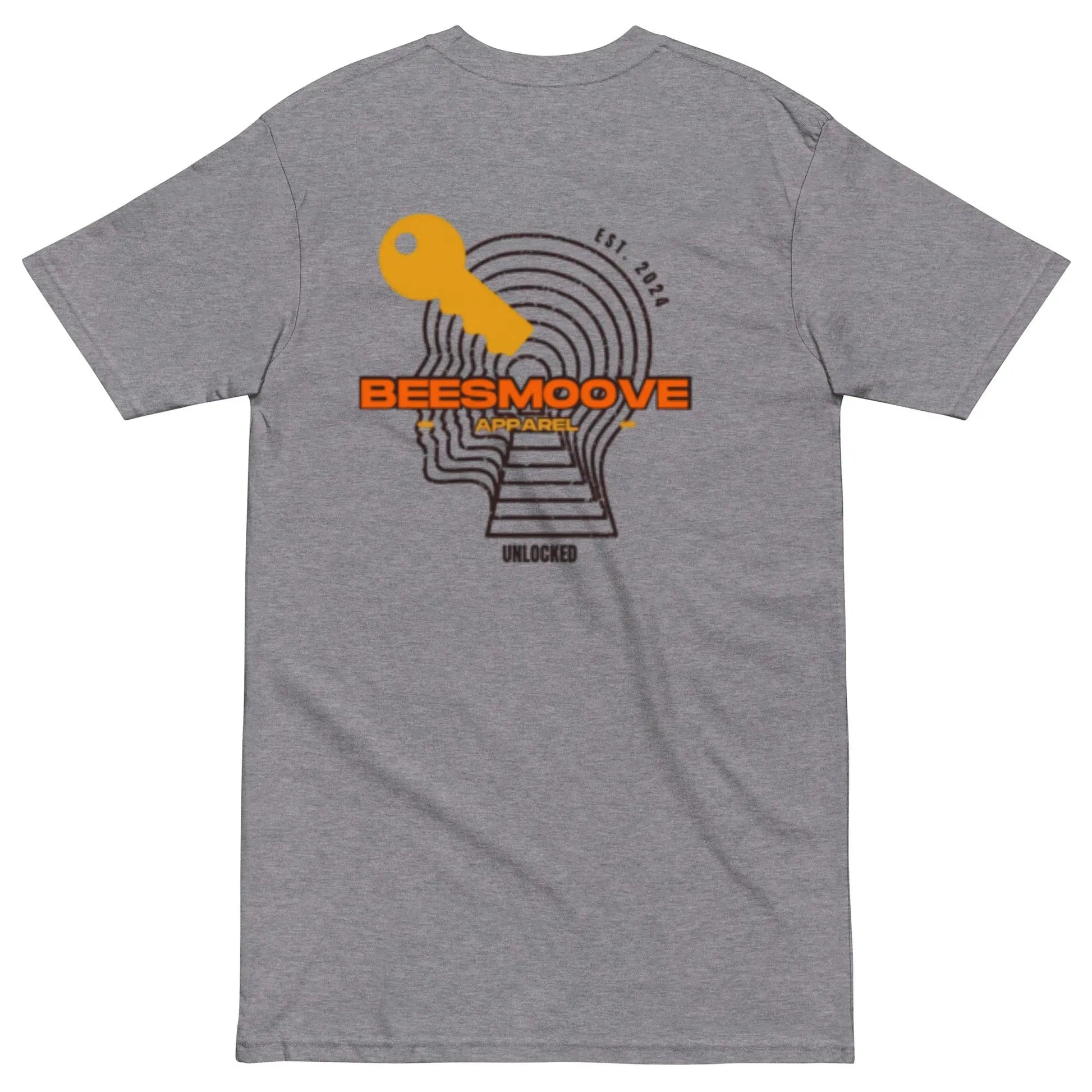 Beesmoove unlocked Men’s premium heavyweight tee - Beesmoove