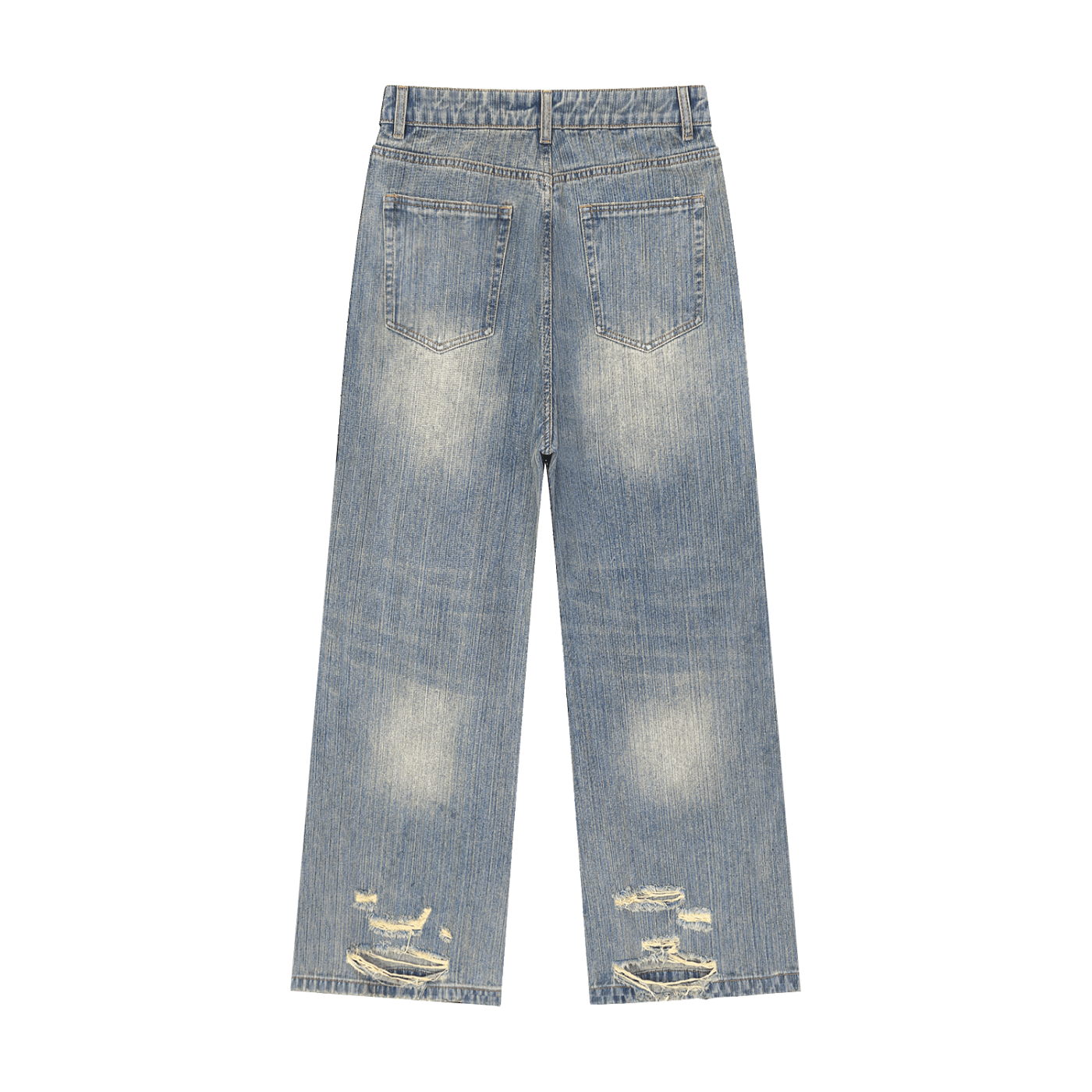 BEESMOOVE Vintage Wash Denim Jeans - Beesmoove