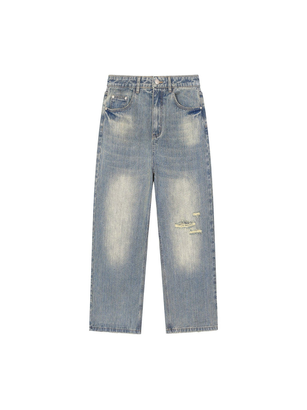 BEESMOOVE Vintage Wash Denim Jeans - Beesmoove