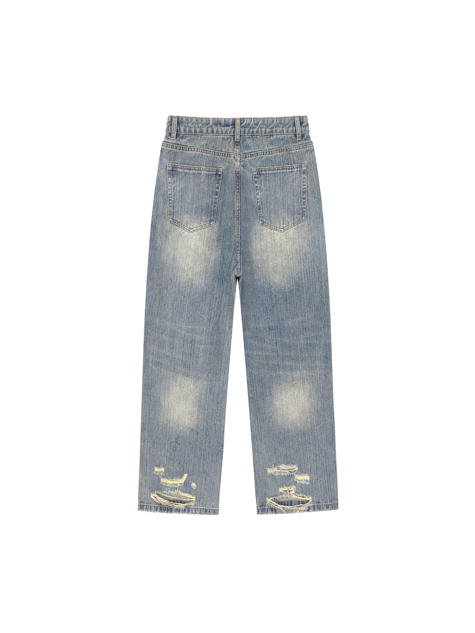 BEESMOOVE Vintage Wash Denim Jeans - Beesmoove
