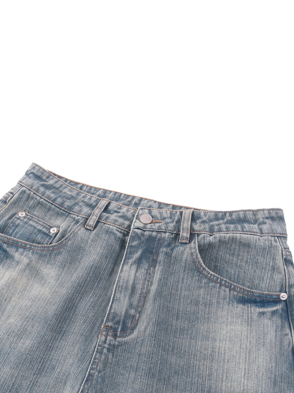 BEESMOOVE Vintage Wash Denim Jeans - Beesmoove