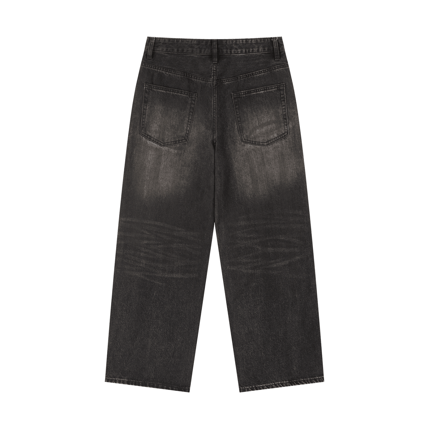 BEESMOOVE Vintage Wash Heavyweight Denim Jeans - Beesmoove