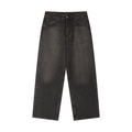 BEESMOOVE Vintage Wash Heavyweight Denim Jeans - Beesmoove