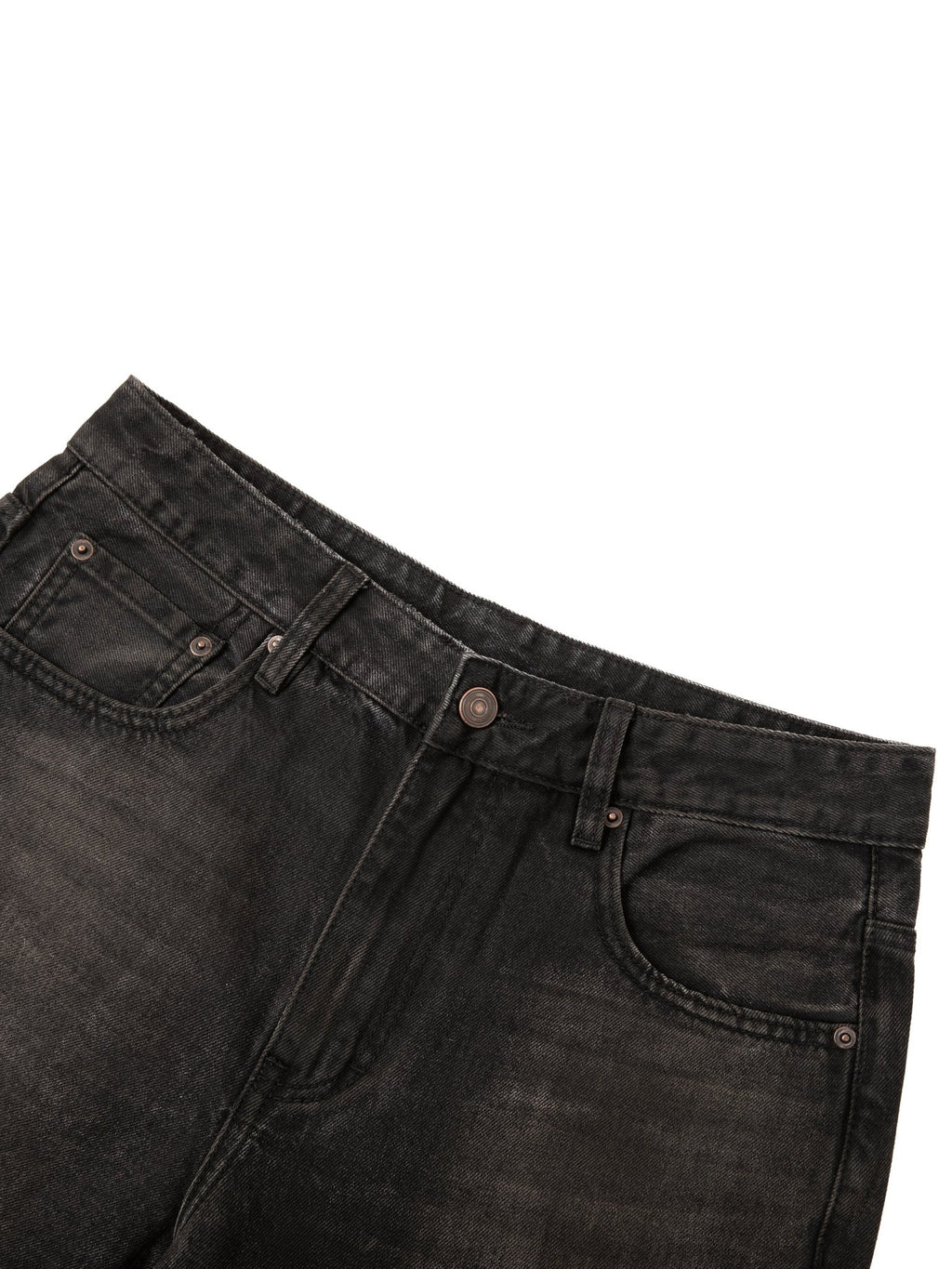 BEESMOOVE Vintage Wash Heavyweight Denim Jeans - Beesmoove