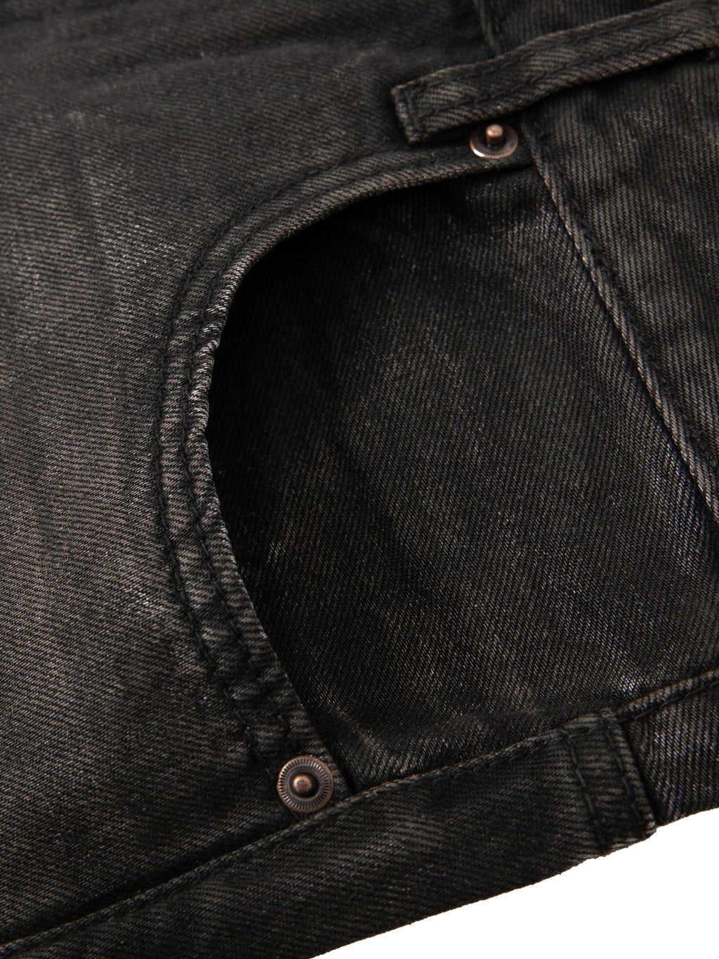 BEESMOOVE Vintage Wash Heavyweight Denim Jeans - Beesmoove