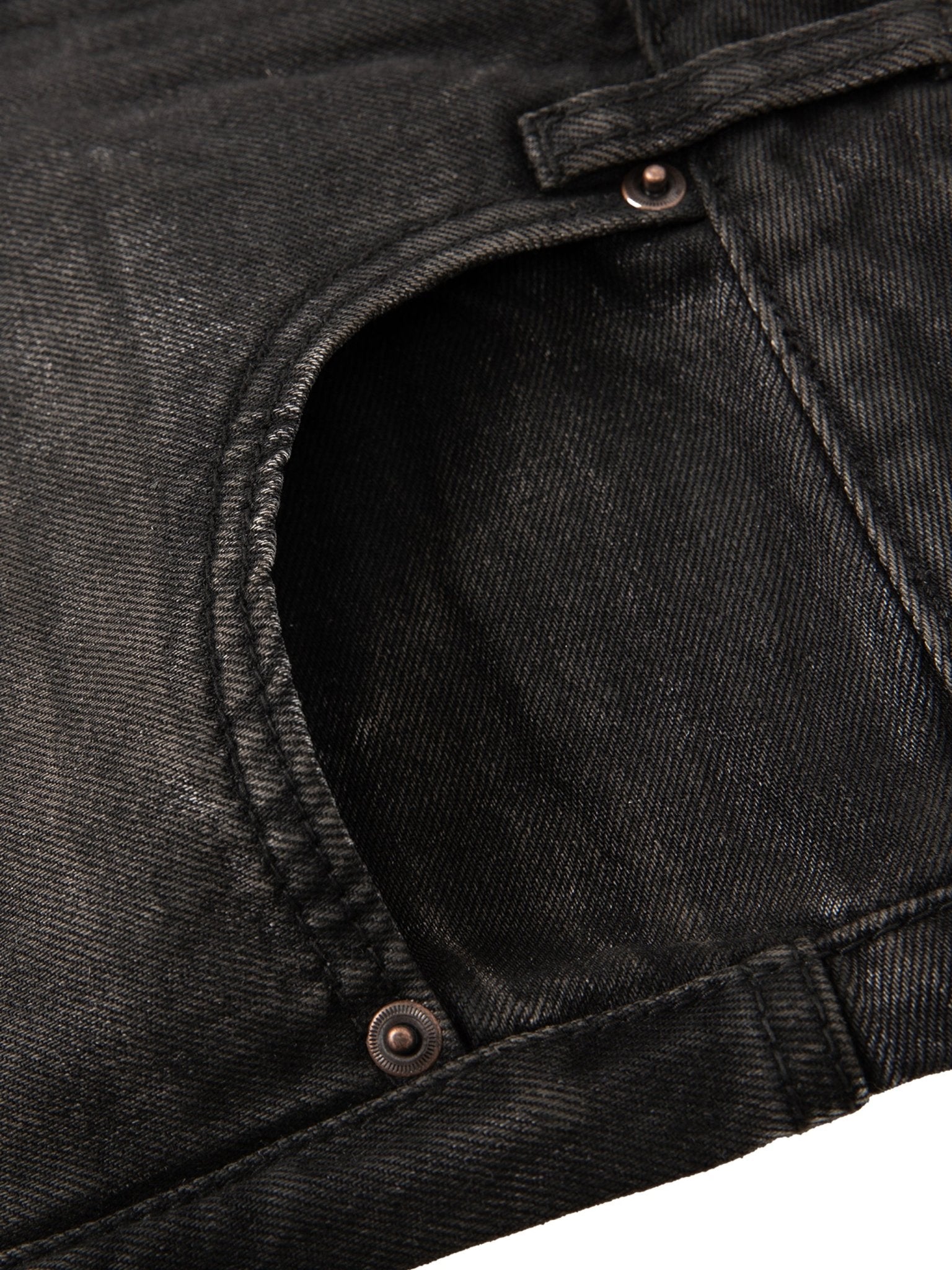 BEESMOOVE Vintage Wash Heavyweight Denim Jeans - Beesmoove