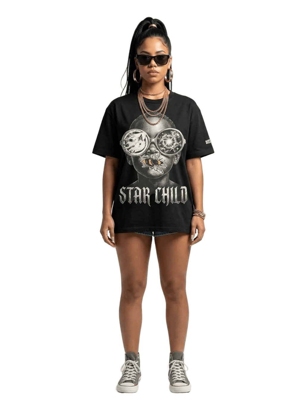 BEESMOOVE VISIONARY STAR CHILD Tee - Beesmoove