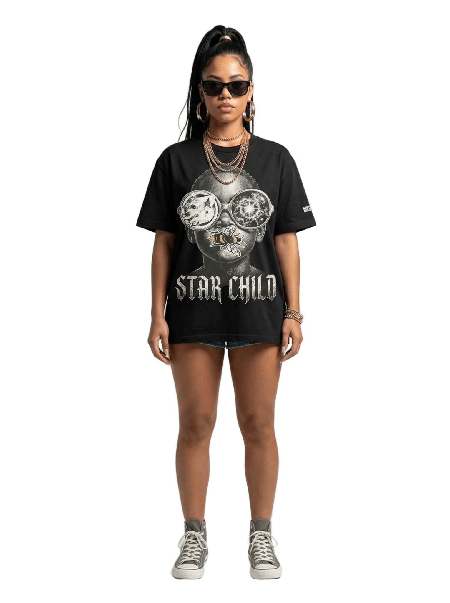 BEESMOOVE VISIONARY STAR CHILD Tee - Beesmoove