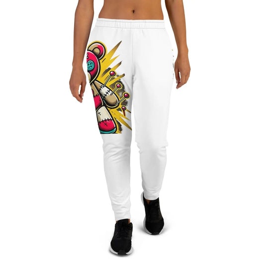 Beesmoove voodoo bear white Women's Joggers - Beesmoove