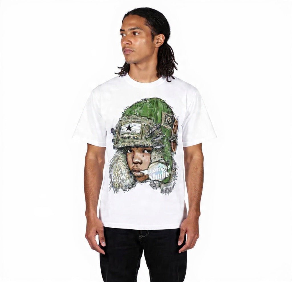 BEESMOOVE War Ready Vintage Washed Boxy T-Shirt - Beesmoove