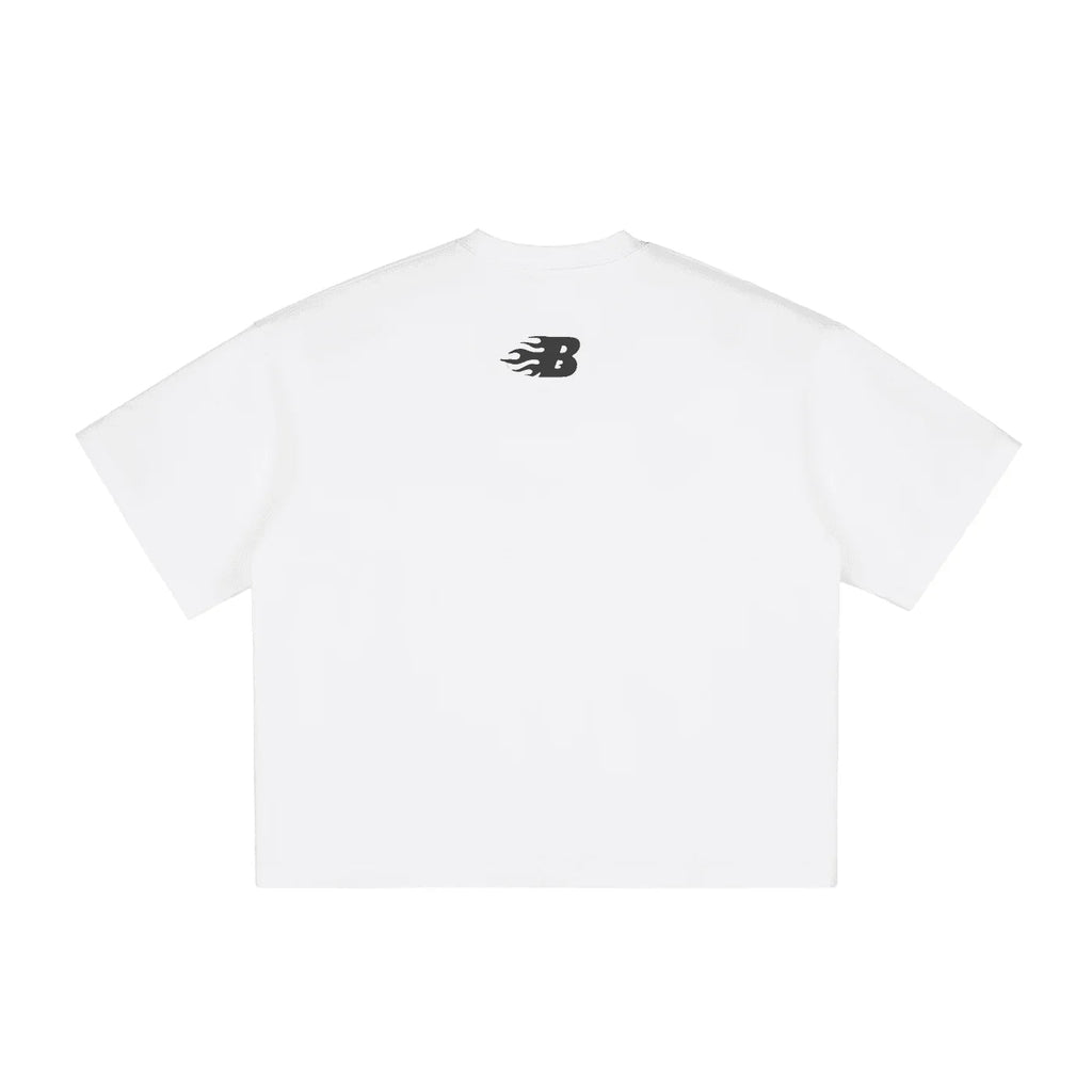 BEESMOOVE War Ready Vintage Washed Boxy T-Shirt - Beesmoove