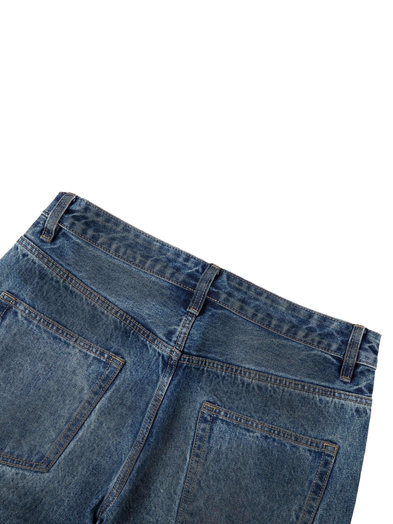 BEESMOOVE Wash Baggy Denim Jeans - Beesmoove