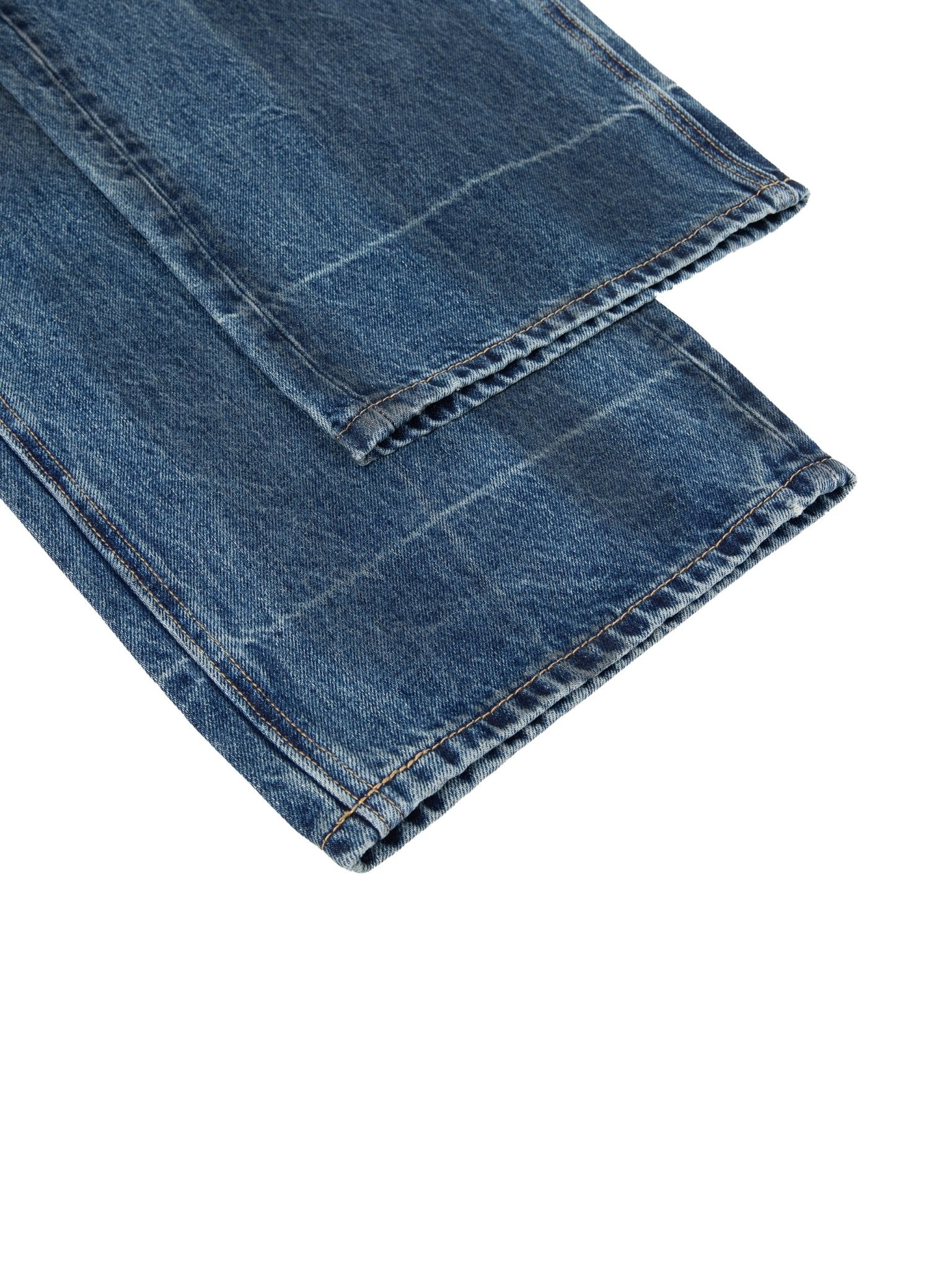 BEESMOOVE Wash Baggy Denim Jeans - Beesmoove