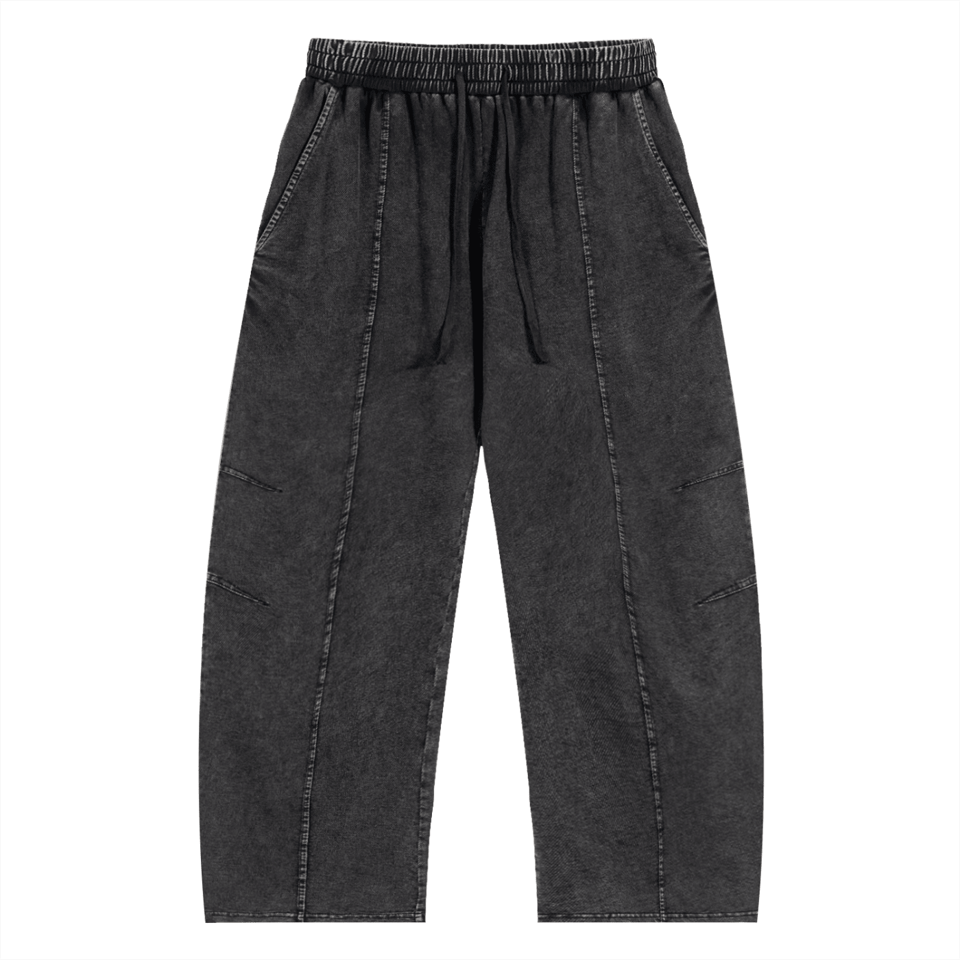 BEESMOOVE Wash Drawstring Cotton Pants - Beesmoove