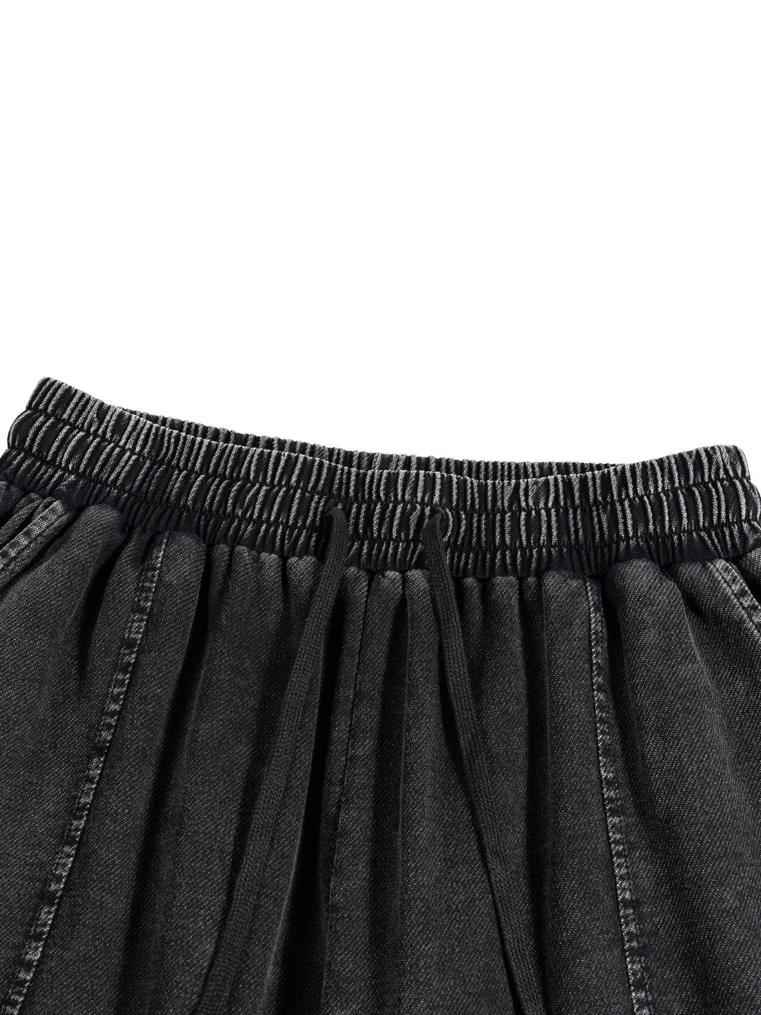BEESMOOVE Wash Drawstring Cotton Pants - Beesmoove