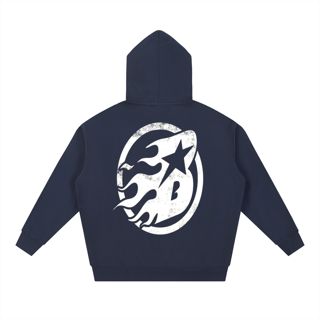 BEESMOOVE White Hotwire Heavyweight Hoodie - Beesmoove