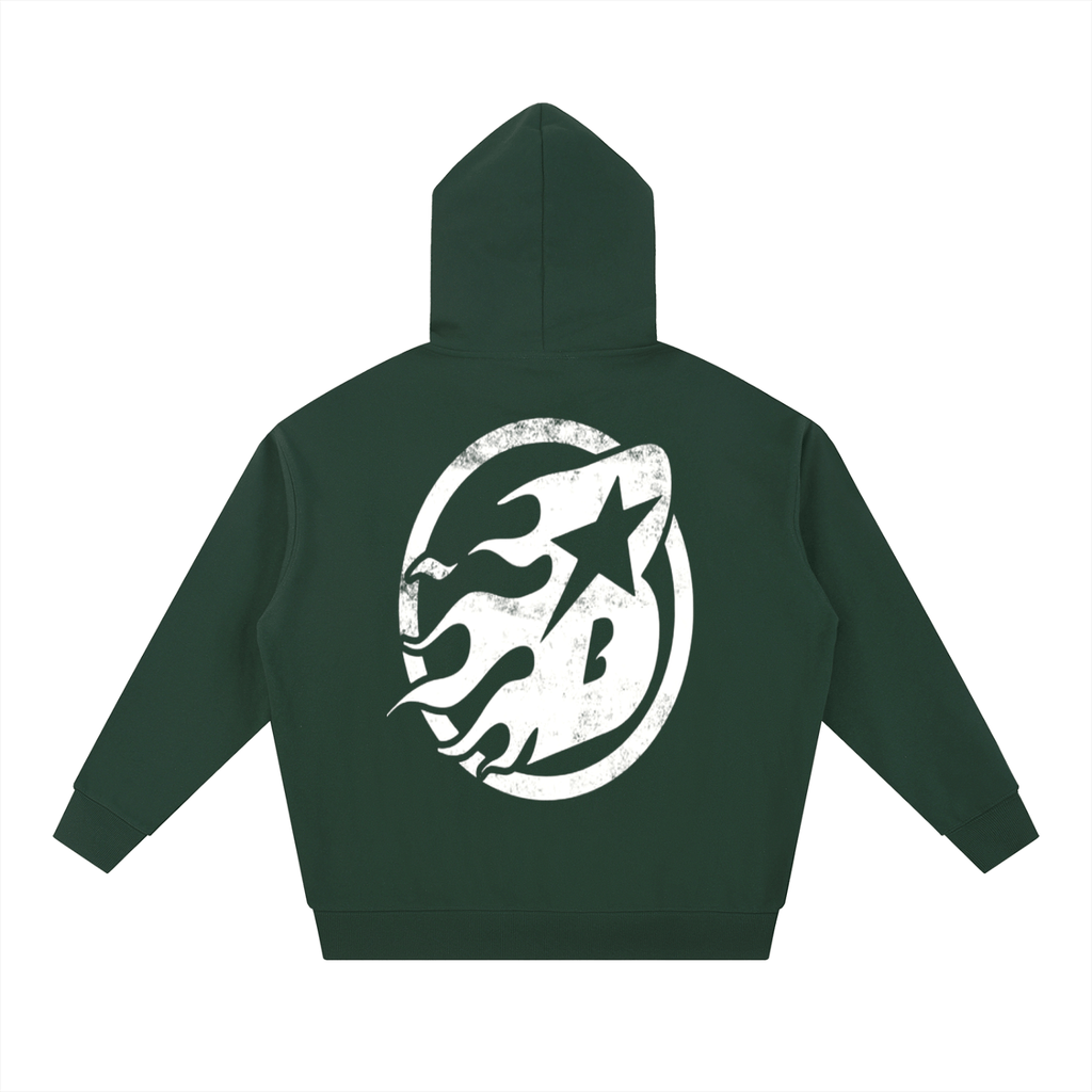 BEESMOOVE White Hotwire Heavyweight Hoodie - Beesmoove