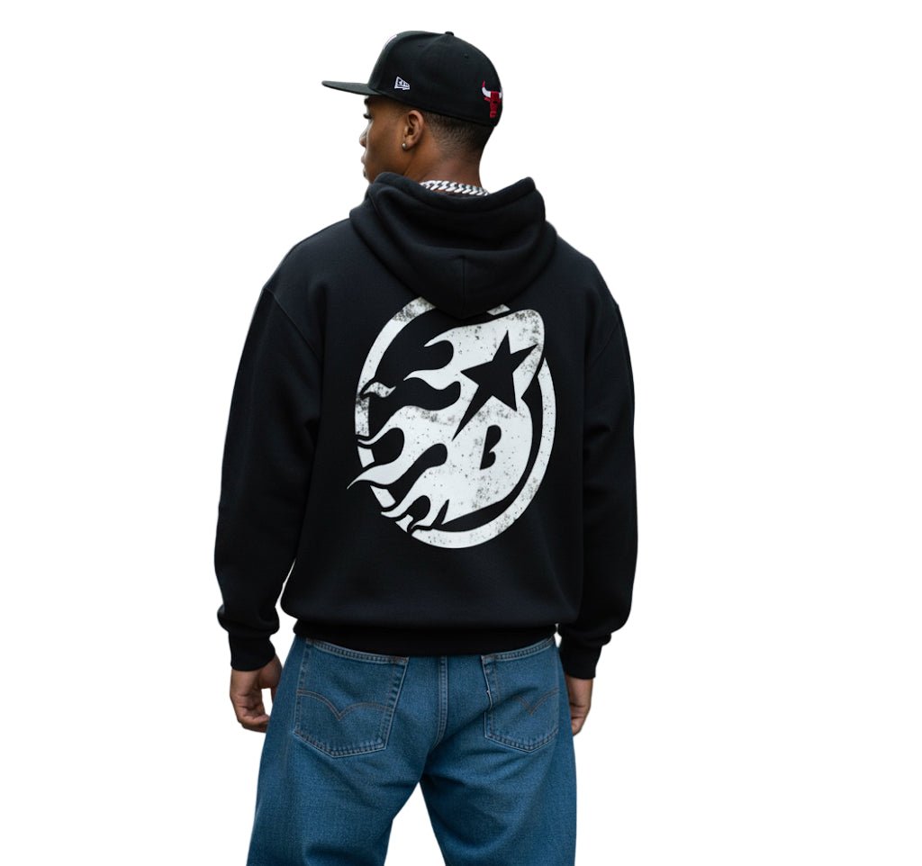 BEESMOOVE White Hotwire Heavyweight Hoodie - Beesmoove