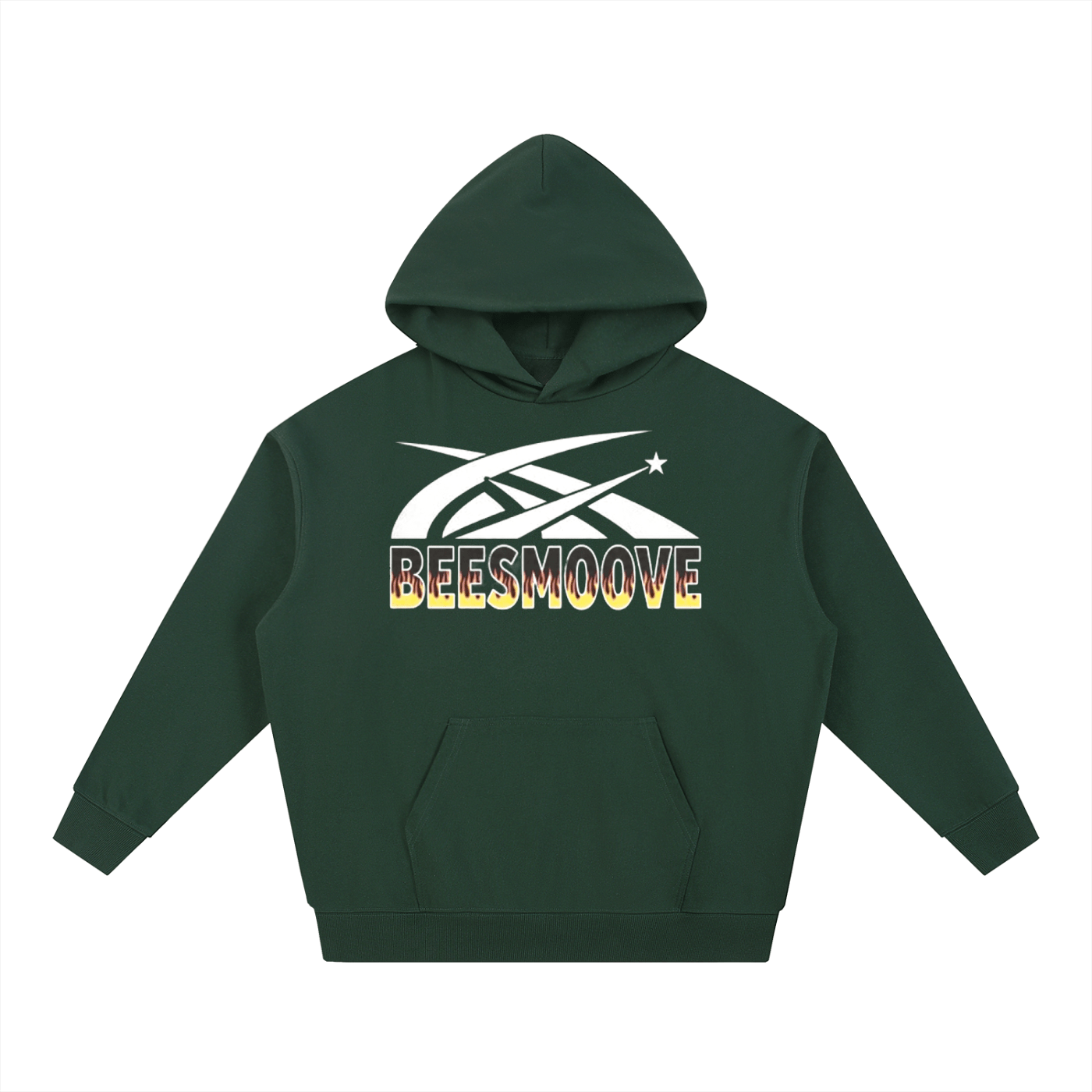 BEESMOOVE White Hotwire Heavyweight Hoodie - Beesmoove