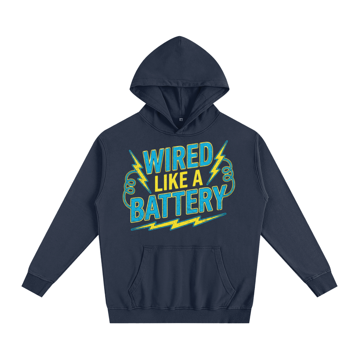 BEESMOOVE Wired Like a Battery Hoodie - Beesmoove