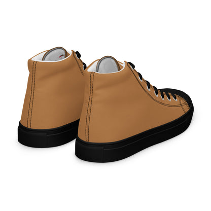 Beesmoove Women’s brown high top canvas shoes - Beesmoove