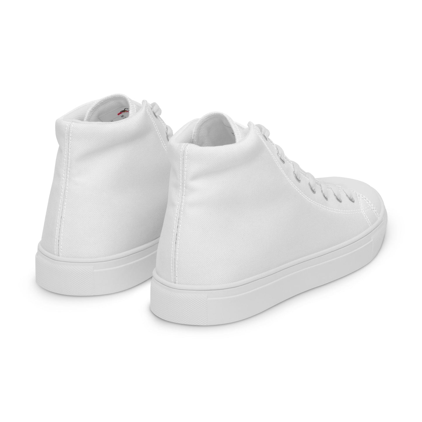 Beesmoove Women’s white high top canvas shoes - Beesmoove