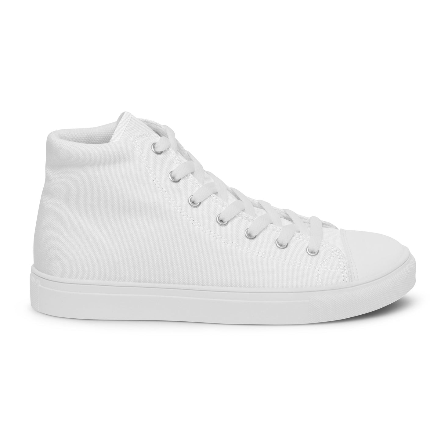 Beesmoove Women’s white high top canvas shoes - Beesmoove