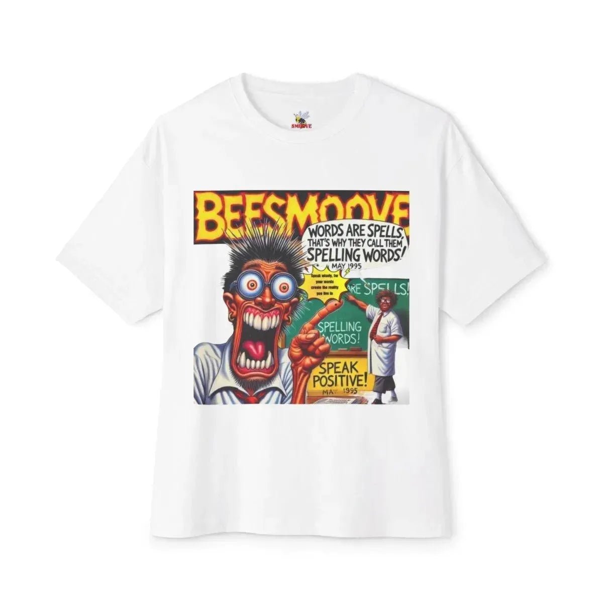 Beesmoove words are spells magazine Oversized Boxy Tee - Beesmoove