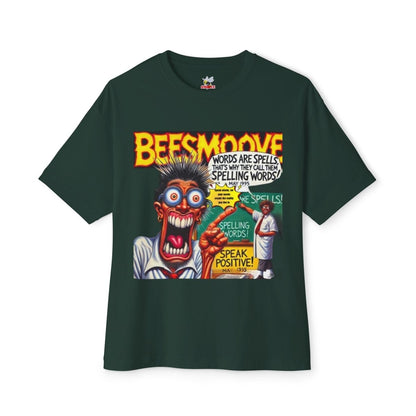 Beesmoove words are spells magazine Oversized Boxy Tee - Beesmoove