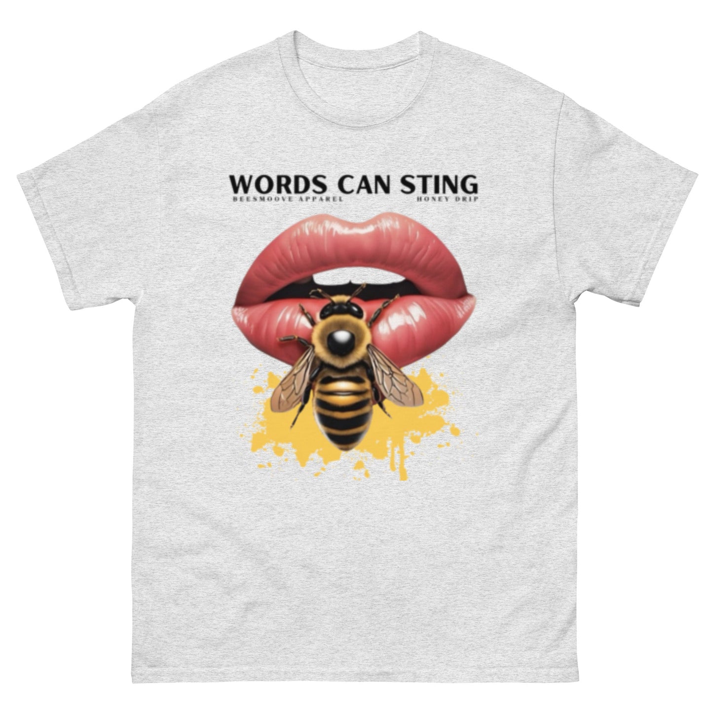 Beesmoove words can sting classic tee - Beesmoove