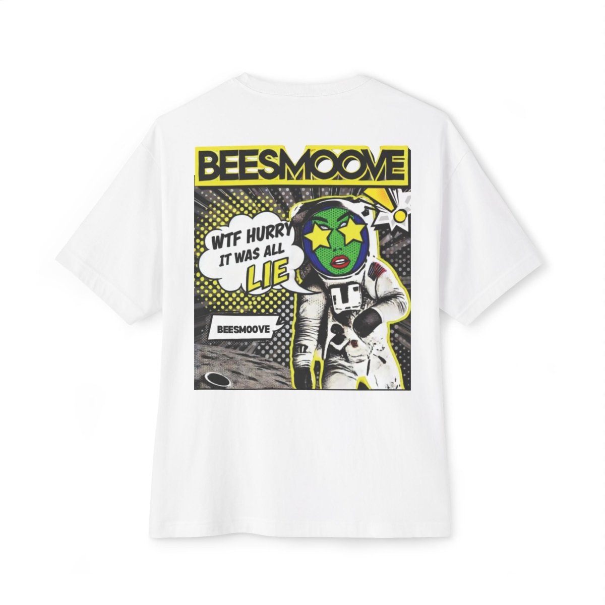 Beesmoove w.t.f it was a lie Oversized Boxy Tee - Beesmoove