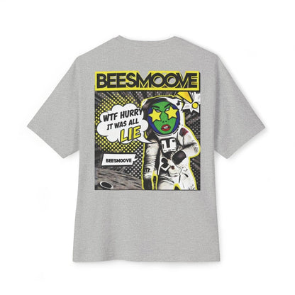 Beesmoove w.t.f it was a lie Oversized Boxy Tee - Beesmoove