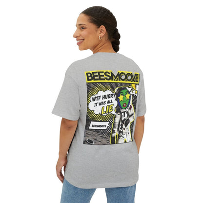 Beesmoove w.t.f it was a lie Oversized Boxy Tee - Beesmoove