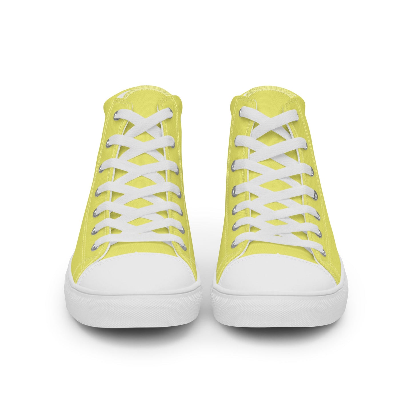 Beesmoove yellow Women’s high top canvas shoes - Beesmoove