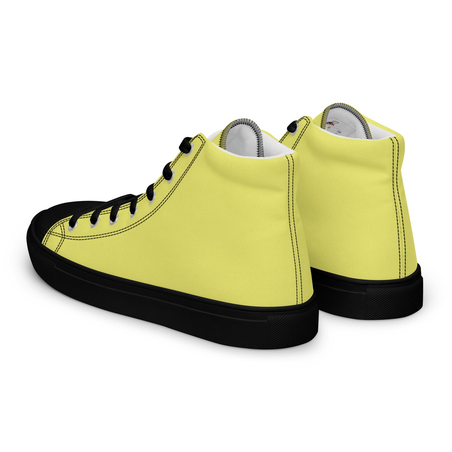 Beesmoove yellow Women’s high top canvas shoes - Beesmoove