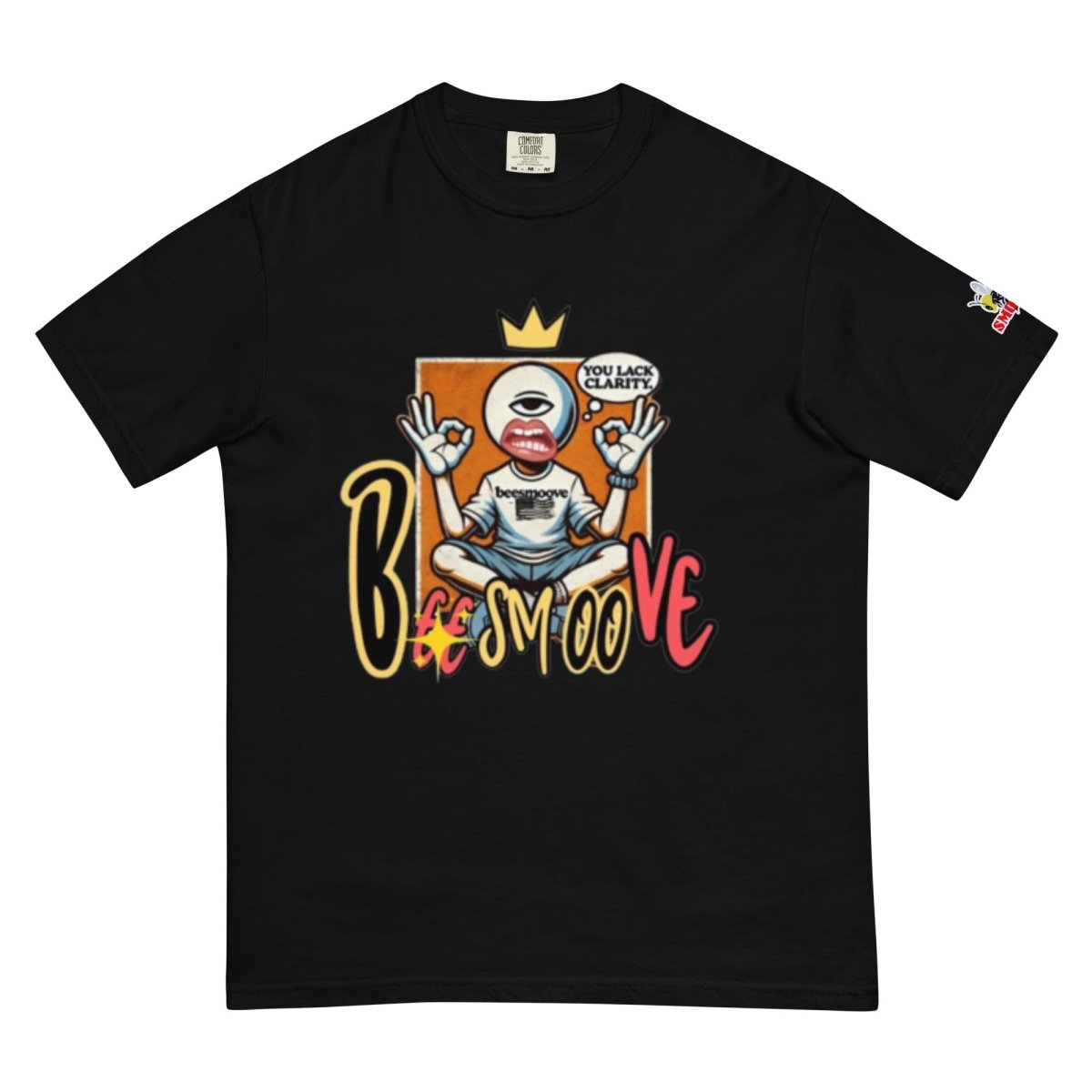 Beesmoove you lack clarity Unisex garment - dyed heavyweight t-shirt - Beesmoove