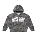Beesmoove Vintage Wash Leopard Full Zip Hoodie