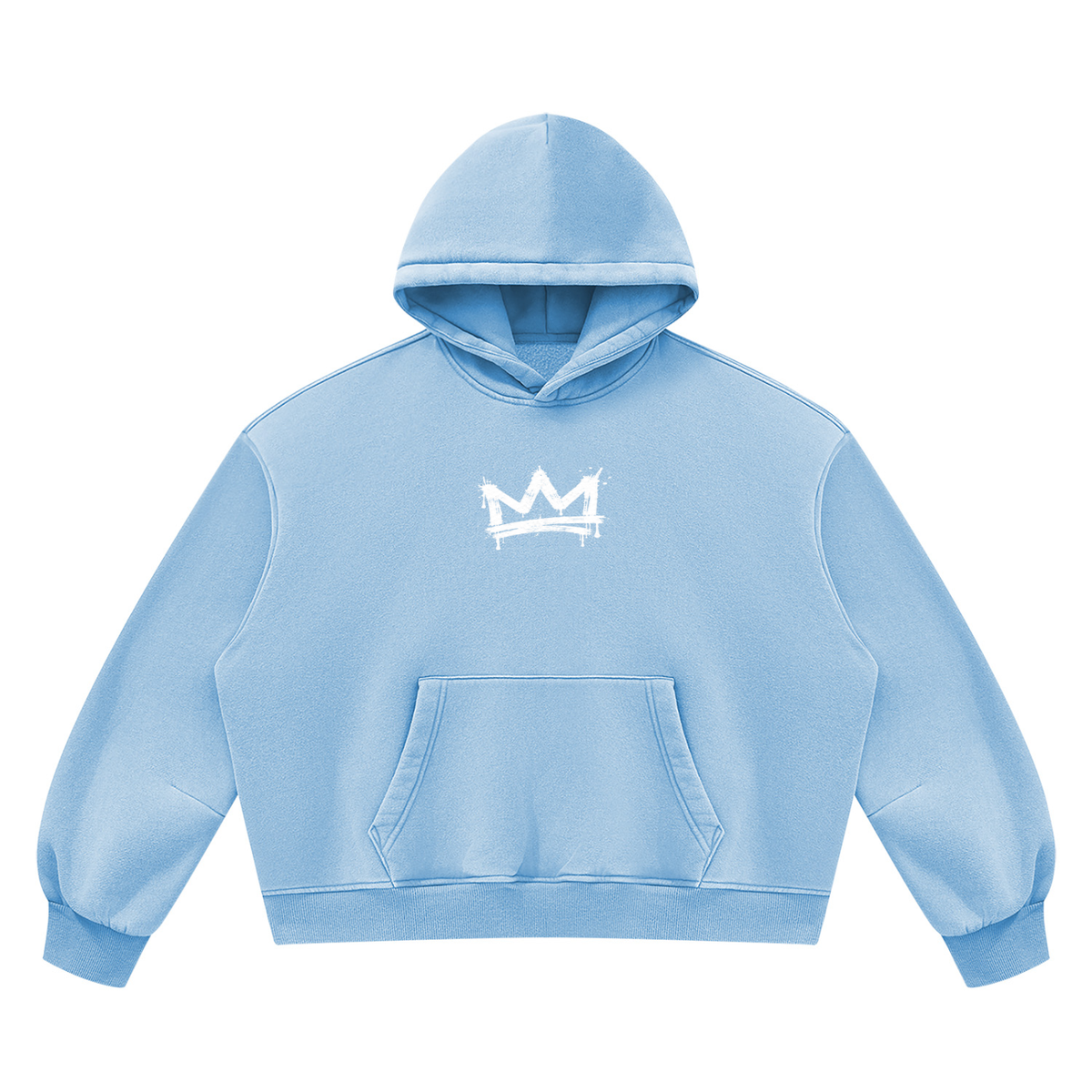 Beesmoove BlackSouth Crown Set Wash Boxy Fleece Hoodie