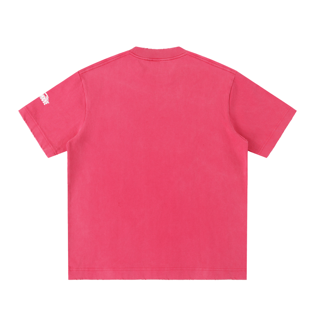 Beesmoove Blacksouth The squad Vintage Washed Frayed T-Shirt