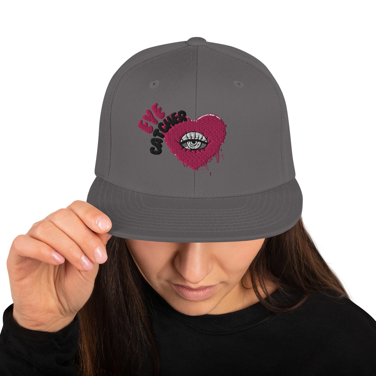 Beesmoove eye catcher pink Snapback Hat - Beesmoove