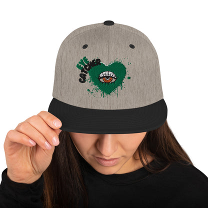 Beesmoove eye catcher green Snapback Hat - Beesmoove