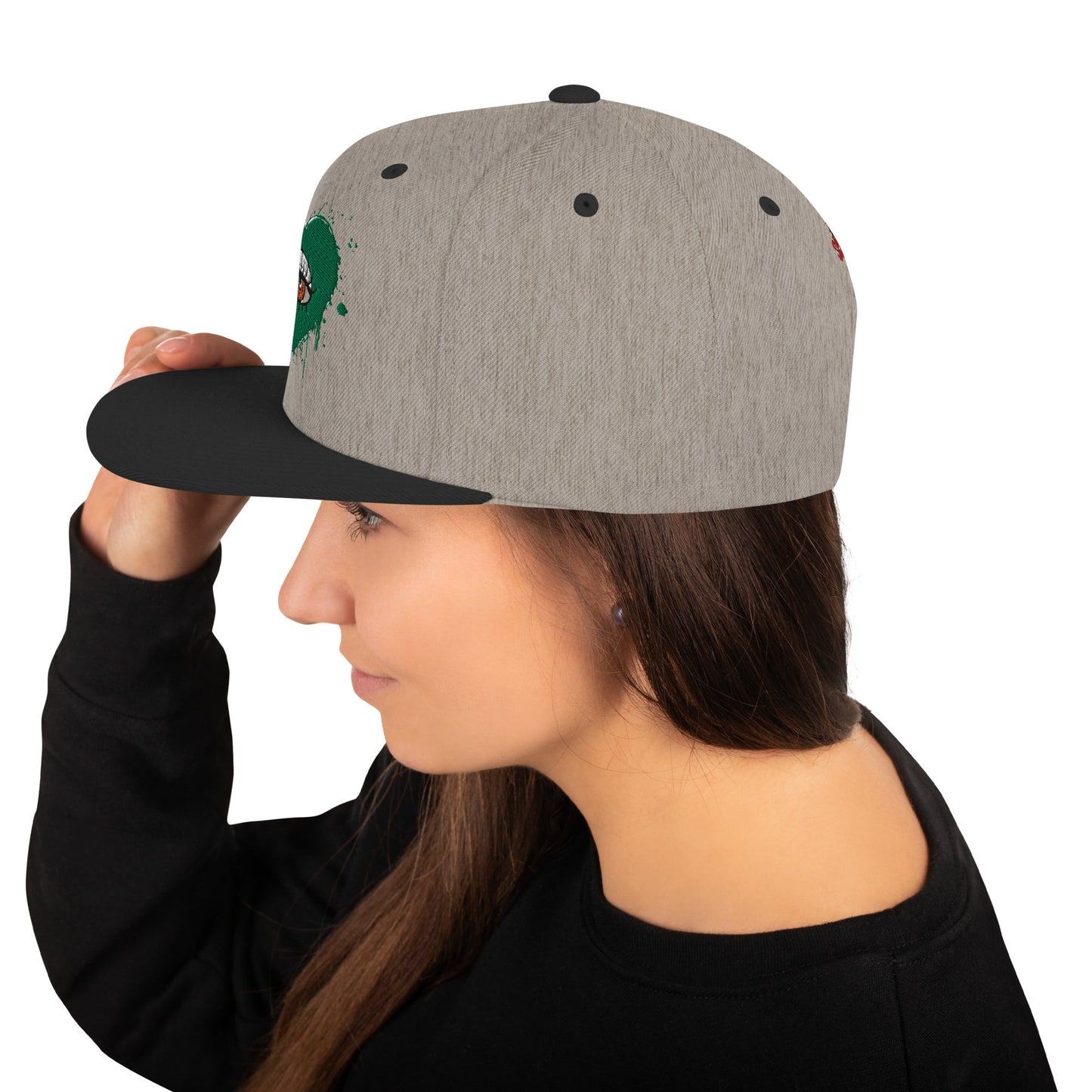 Beesmoove eye catcher green Snapback Hat - Beesmoove