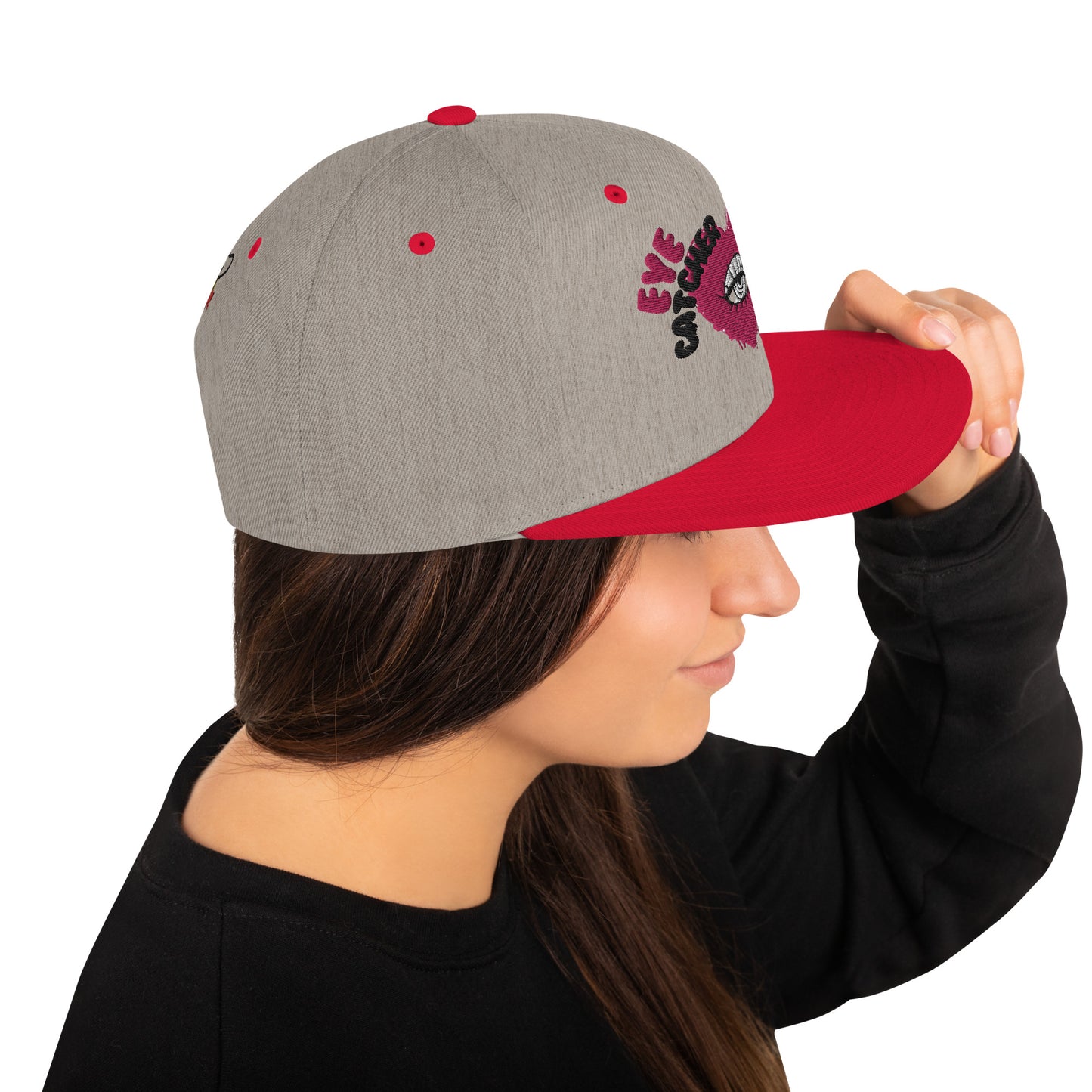 Beesmoove eye catcher pink Snapback Hat - Beesmoove