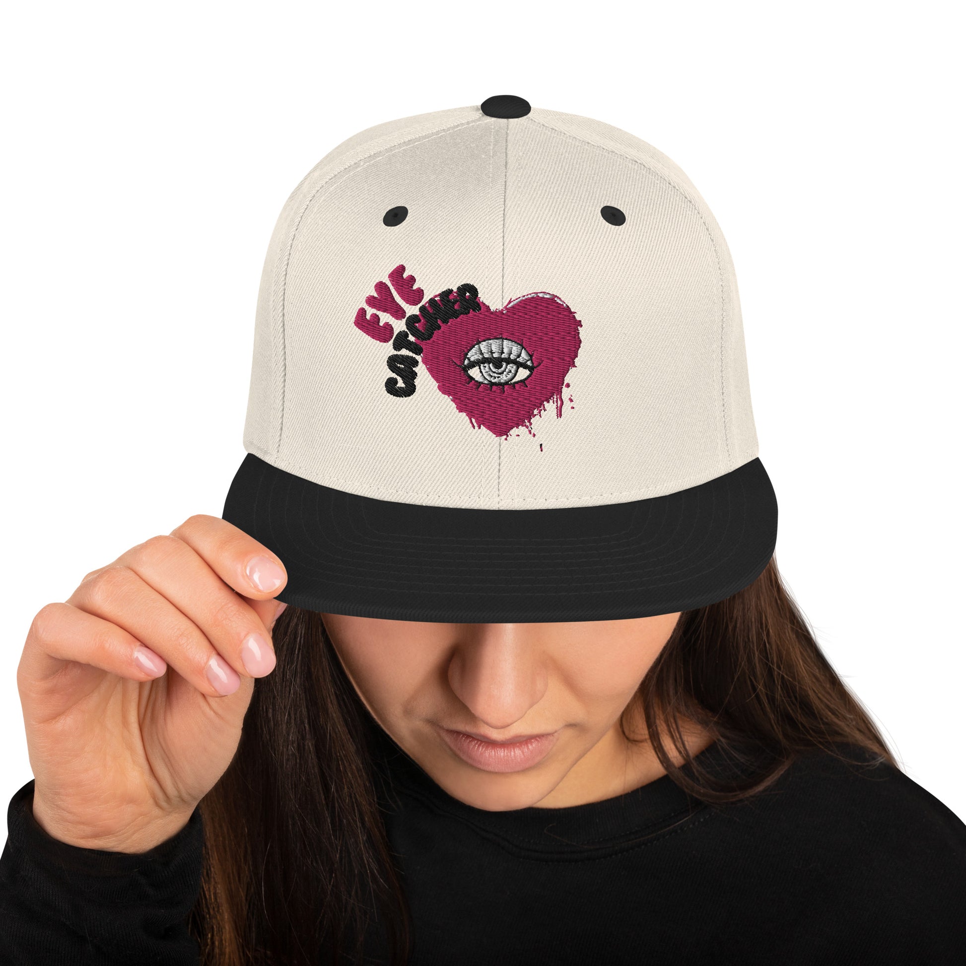 Beesmoove eye catcher pink Snapback Hat - Beesmoove