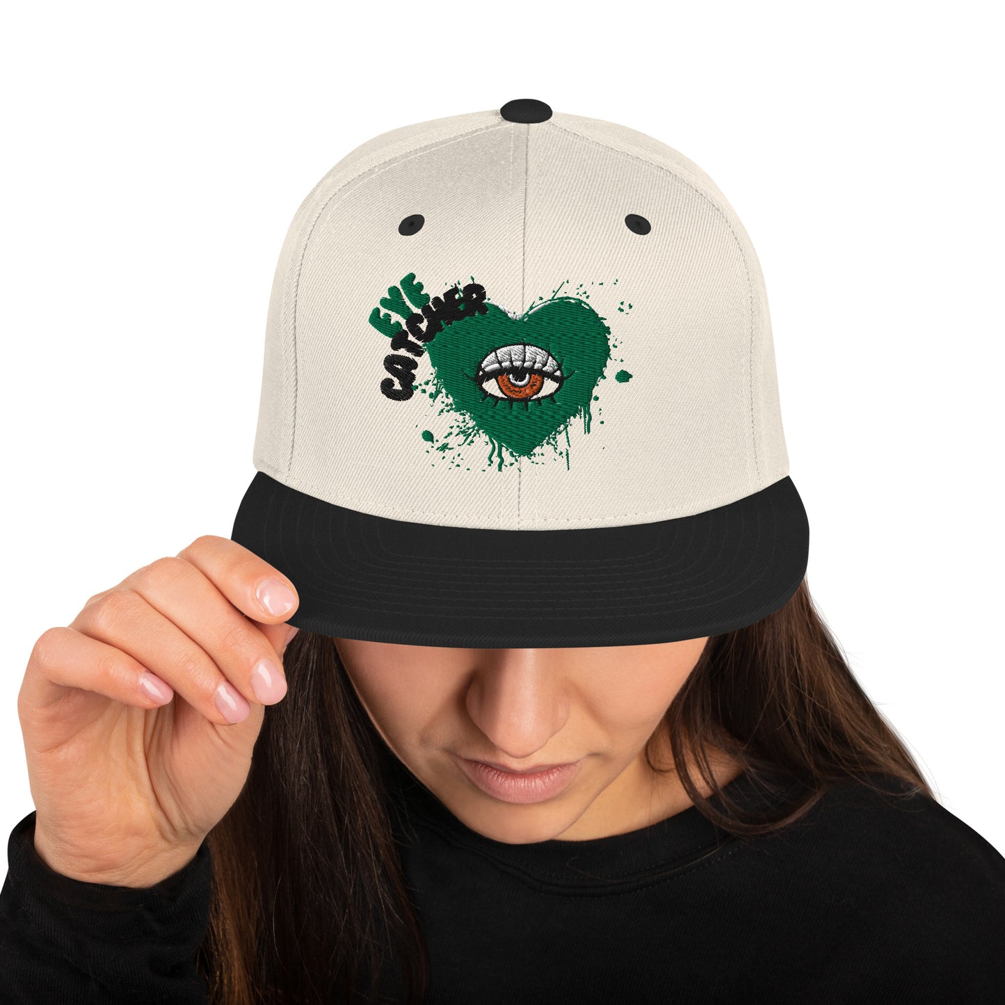 Beesmoove eye catcher green Snapback Hat - Beesmoove