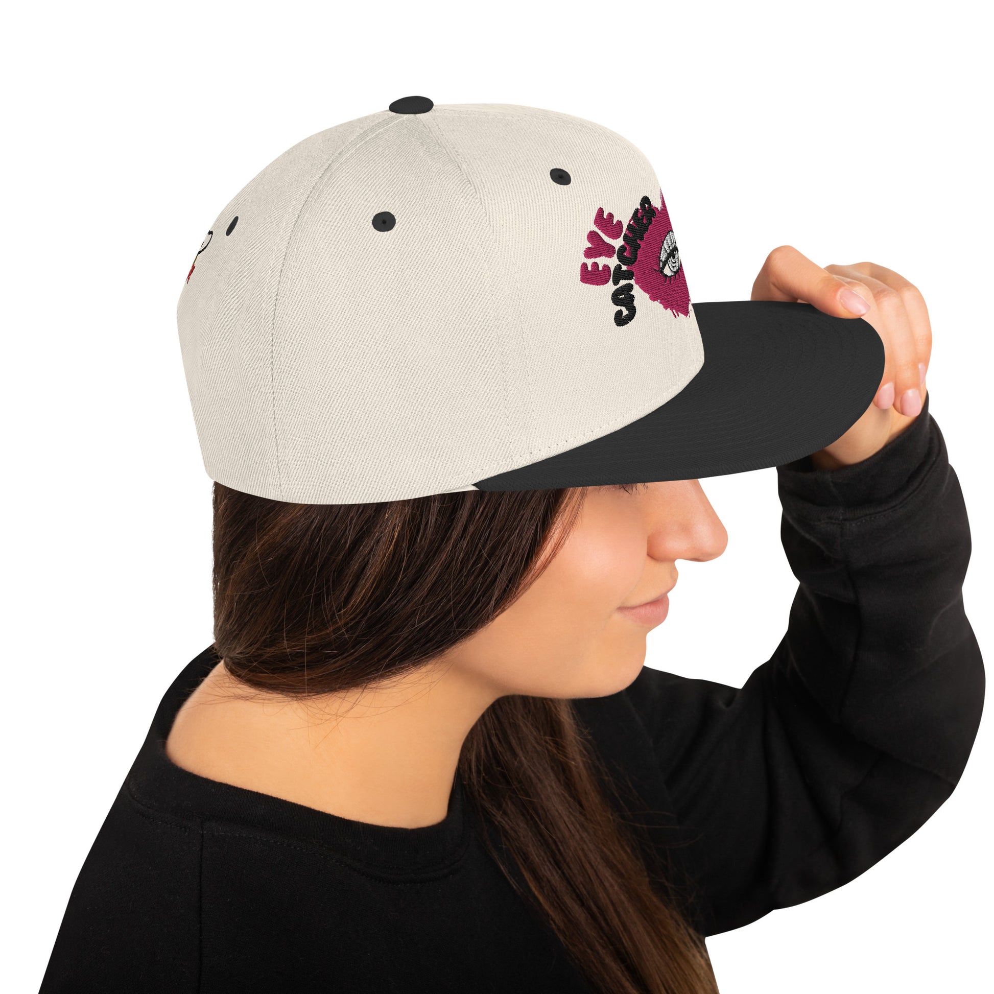 Beesmoove eye catcher pink Snapback Hat - Beesmoove