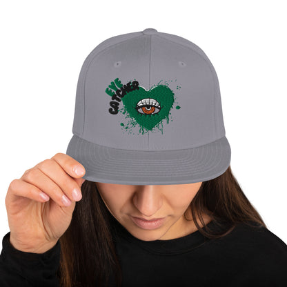 Beesmoove eye catcher green Snapback Hat - Beesmoove